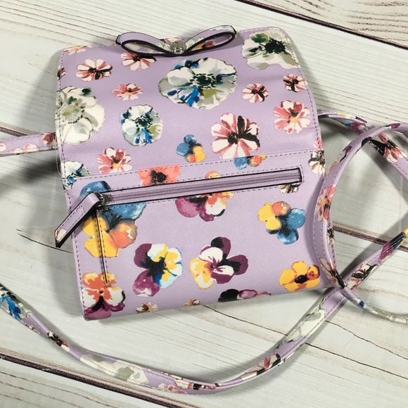 NWOT NINE WEST Floral Cross Body Bag - Picture 5 of 6